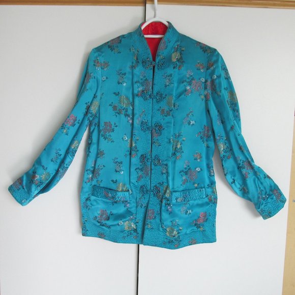 Reversible Asian Red/Blue Jacket Fits S/M - Picture 2 of 8